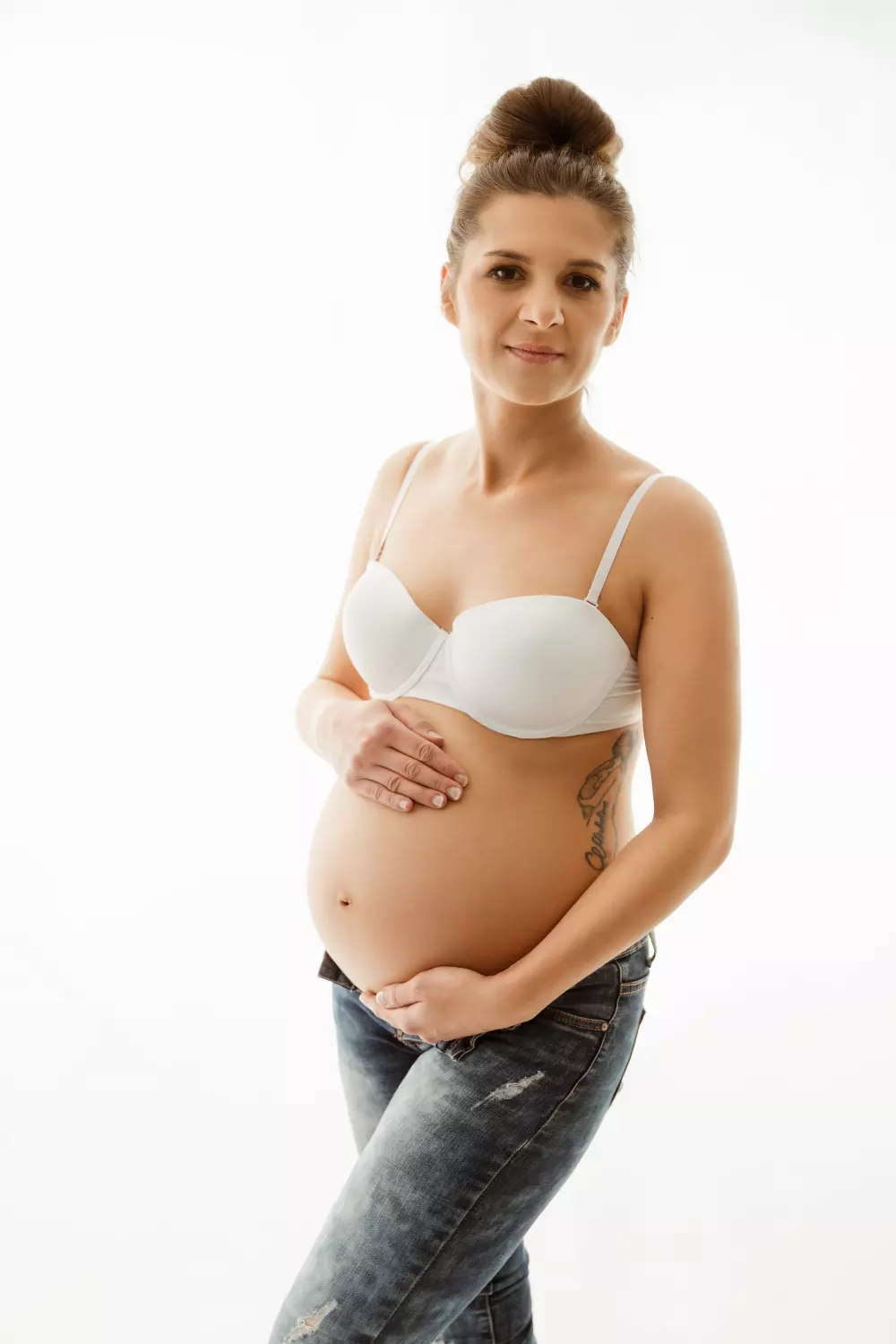 Sesja ciążowa w studio FOTOKOD